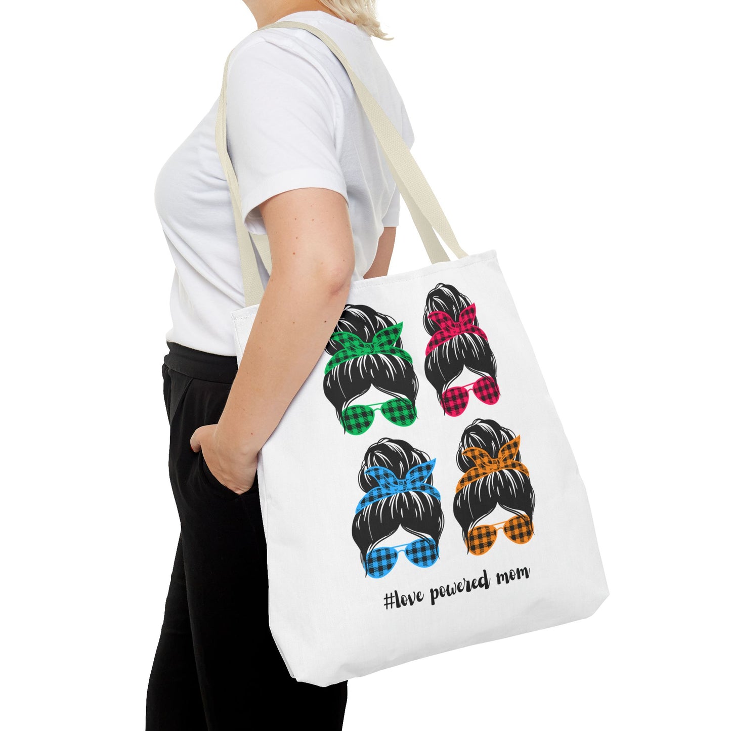 Love Powered Mom Tote Bag