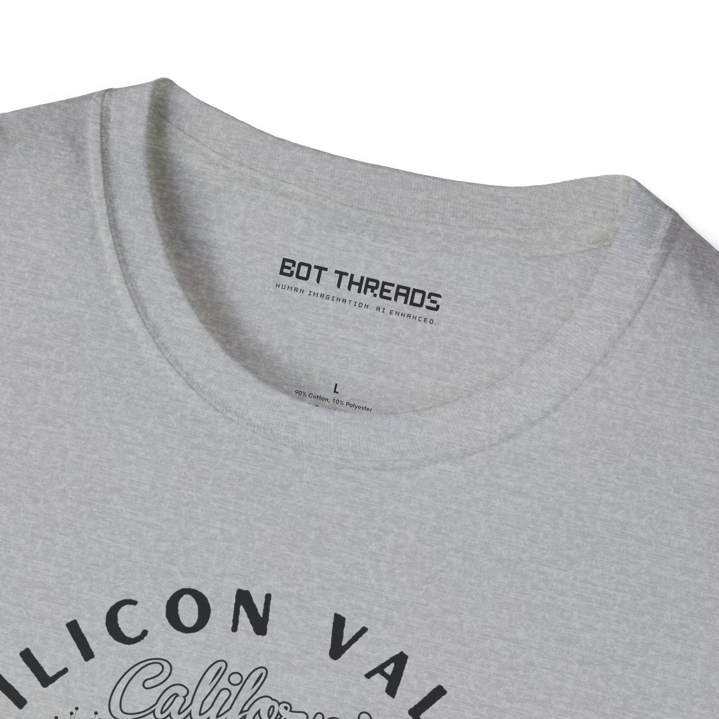 Silicon Valley CA The Golden State of AI - Unisex Softstyle Tee