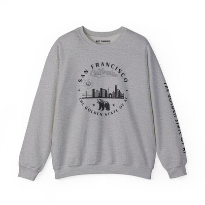 San Francisco CA The Golden State of AI - Crewneck Unisex Sweatshirt