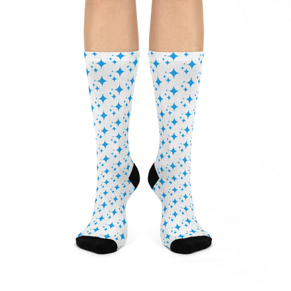 Crew Socks - Stylish Cushioned AI Star Symbol Design