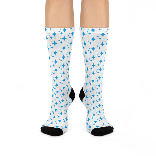 Crew Socks - Stylish Cushioned AI Star Symbol Design