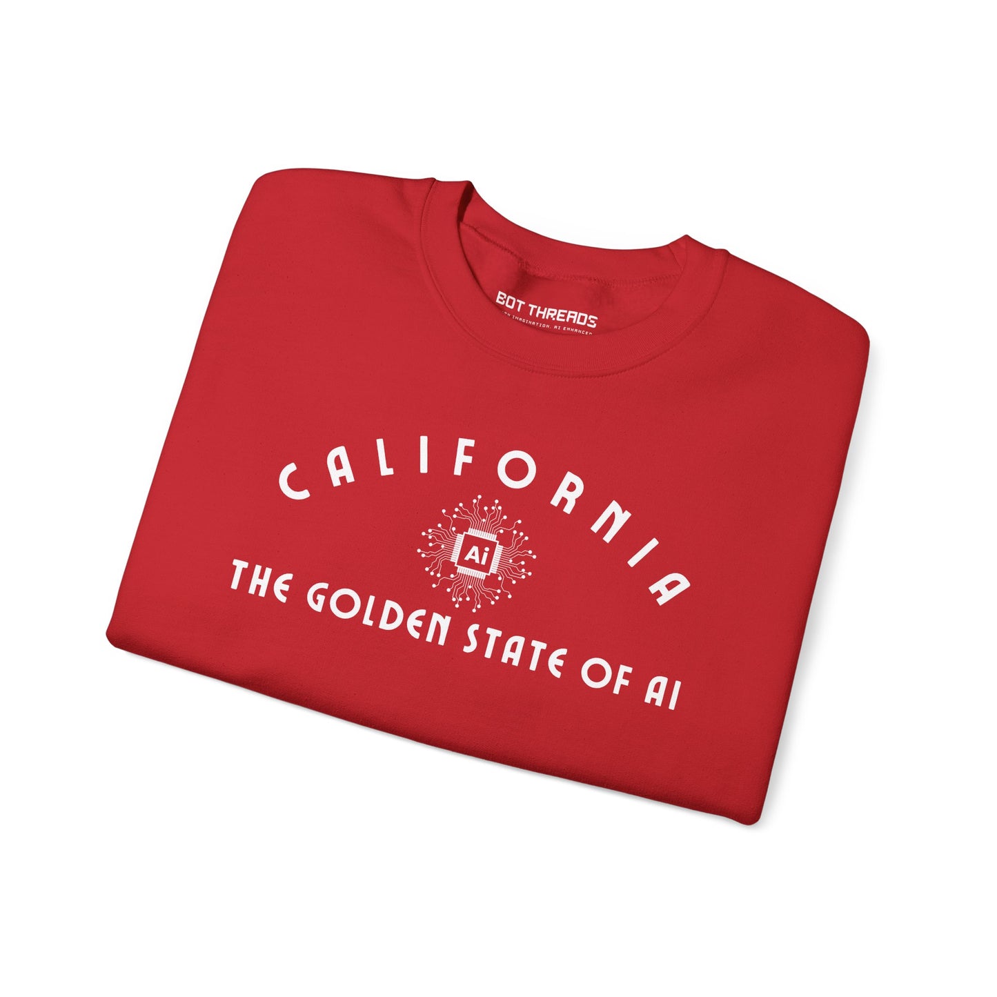 California The Golden State of AI - Crewneck Sweatshirt
