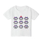 Toddler Robot Emotions (Girl) Short Sleeve Tee