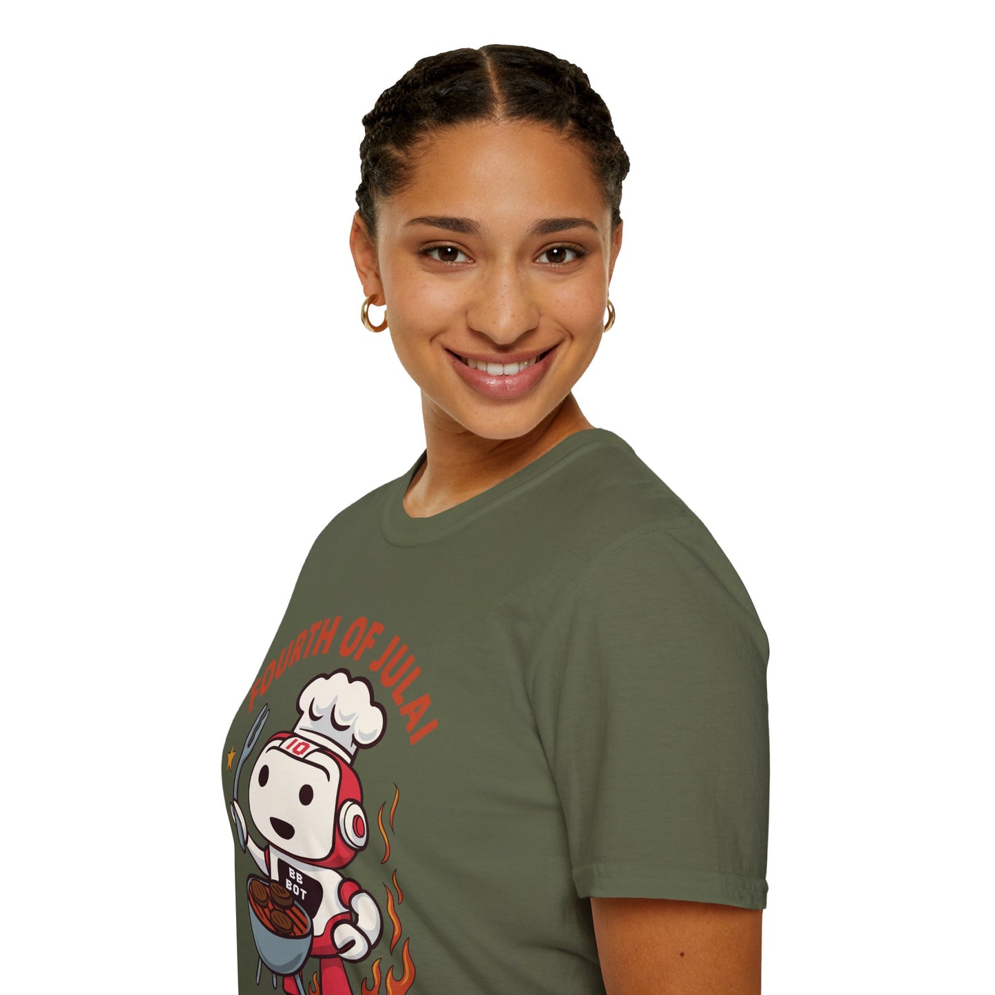 Fourth of July AI Tech Unisex T-Shirt