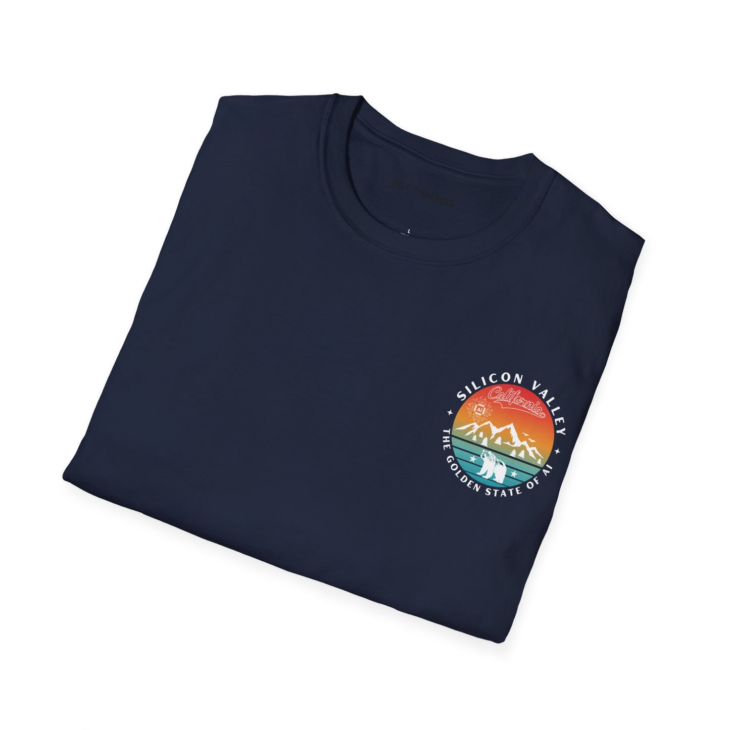 Silicon Valley CA The Golden State of AI Unisex T-Shirt