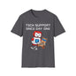 Tech Support DADBot Design - Unisex Softstyle T-Shirt
