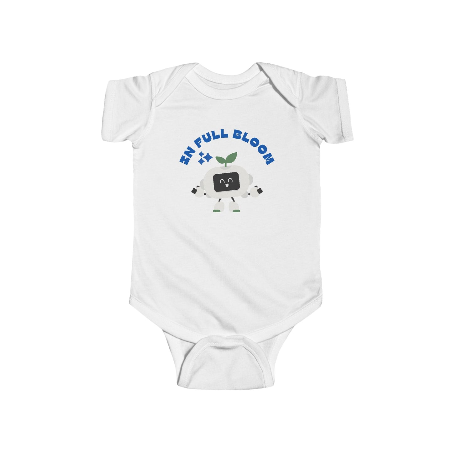 Cute 'In Full Bloom' Infant Bodysuit - Perfect for Baby Showers & Spring Celebrations