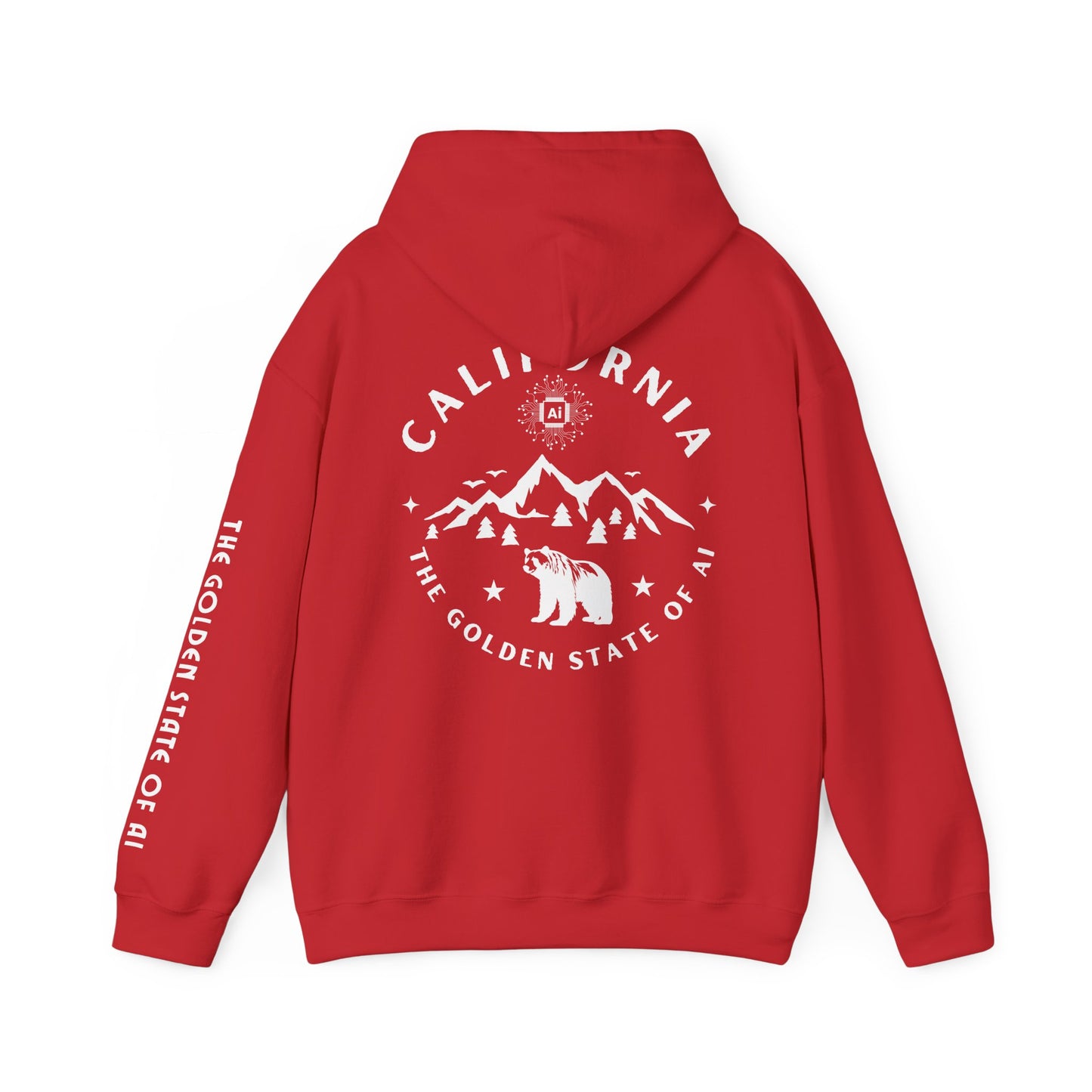 California The Golden State of AI - Unisex Hoodie