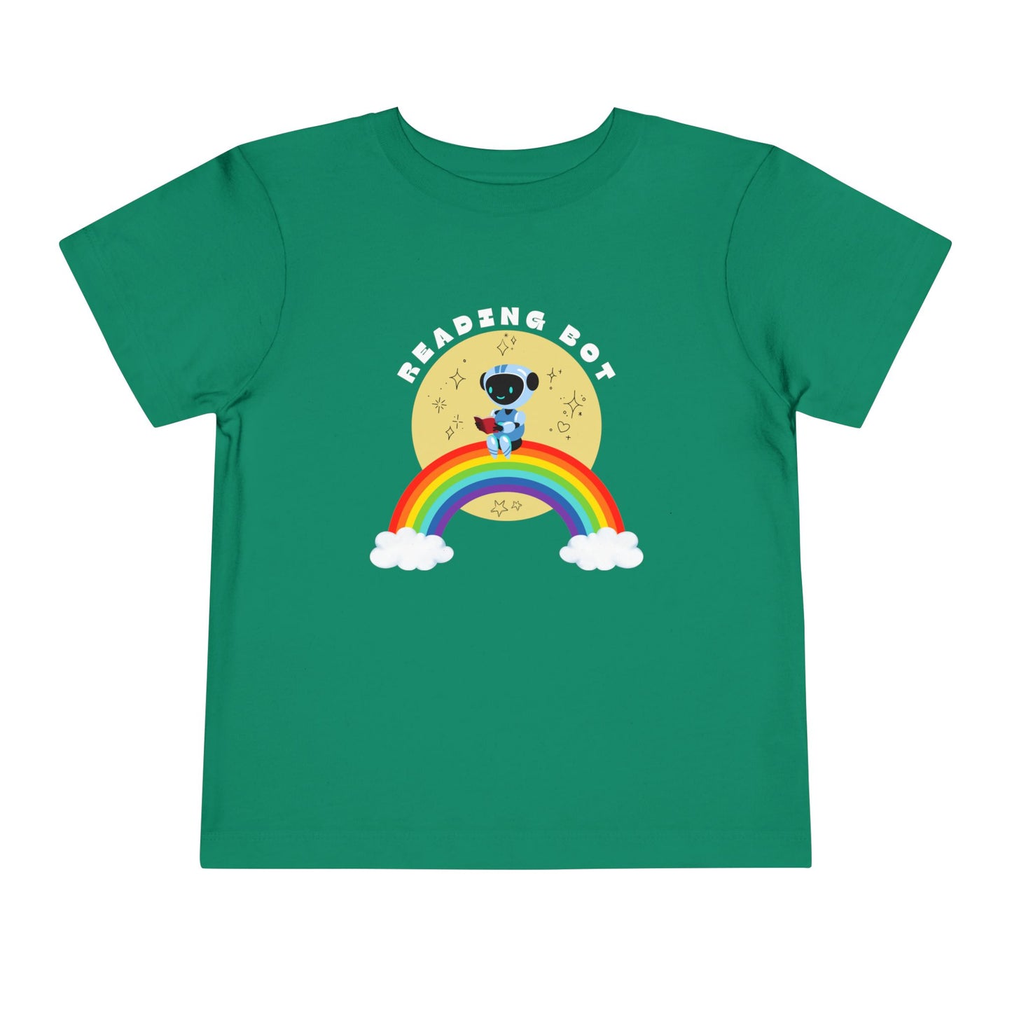 Rainbow Reading Bot - Toddler Tee