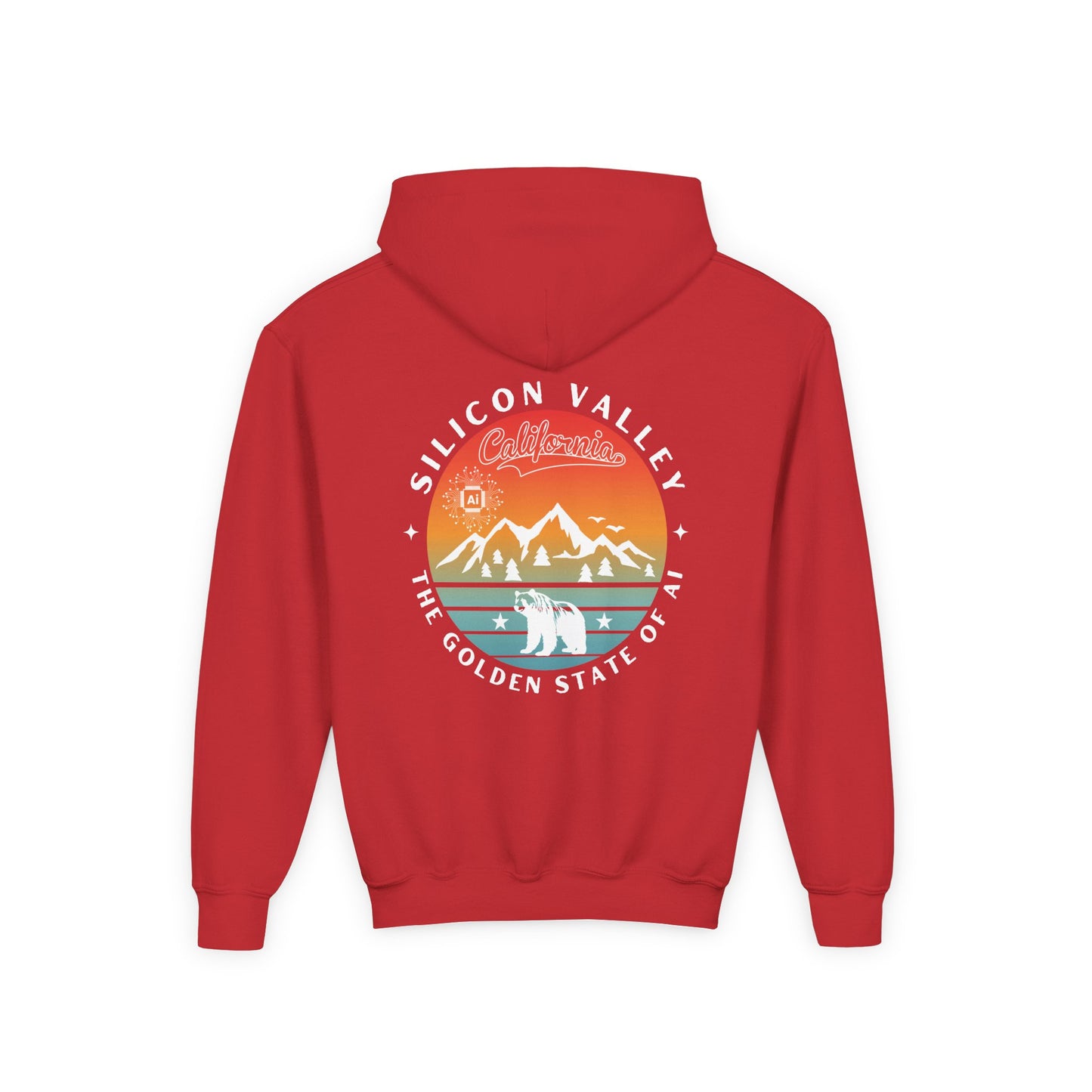Silicon Valley  CA The State of AI Youth Hoodie