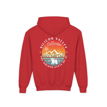 Silicon Valley  CA The State of AI Youth Hoodie