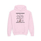 Camping Robot Youth Hooded Sweatshirt