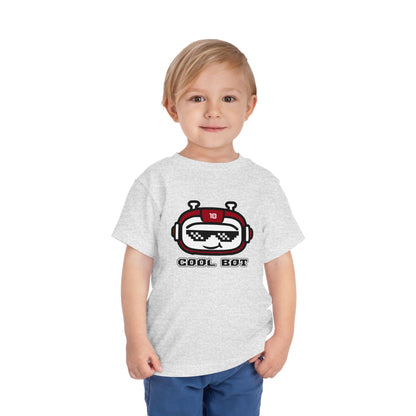 Cool Bot Toddler Short Sleeve Tee - Fun & Stylish Kids Tee for Playtime