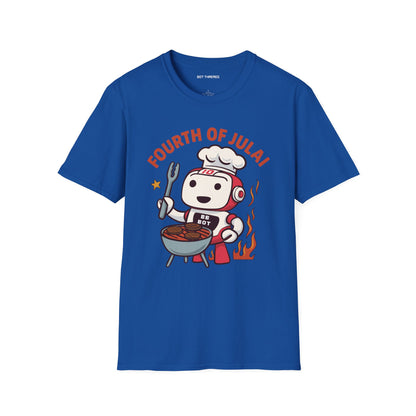 Fourth of July AI Tech Unisex T-Shirt