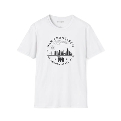 San Francisco CA The Golden State of AI - Unisex Softstyle Tee