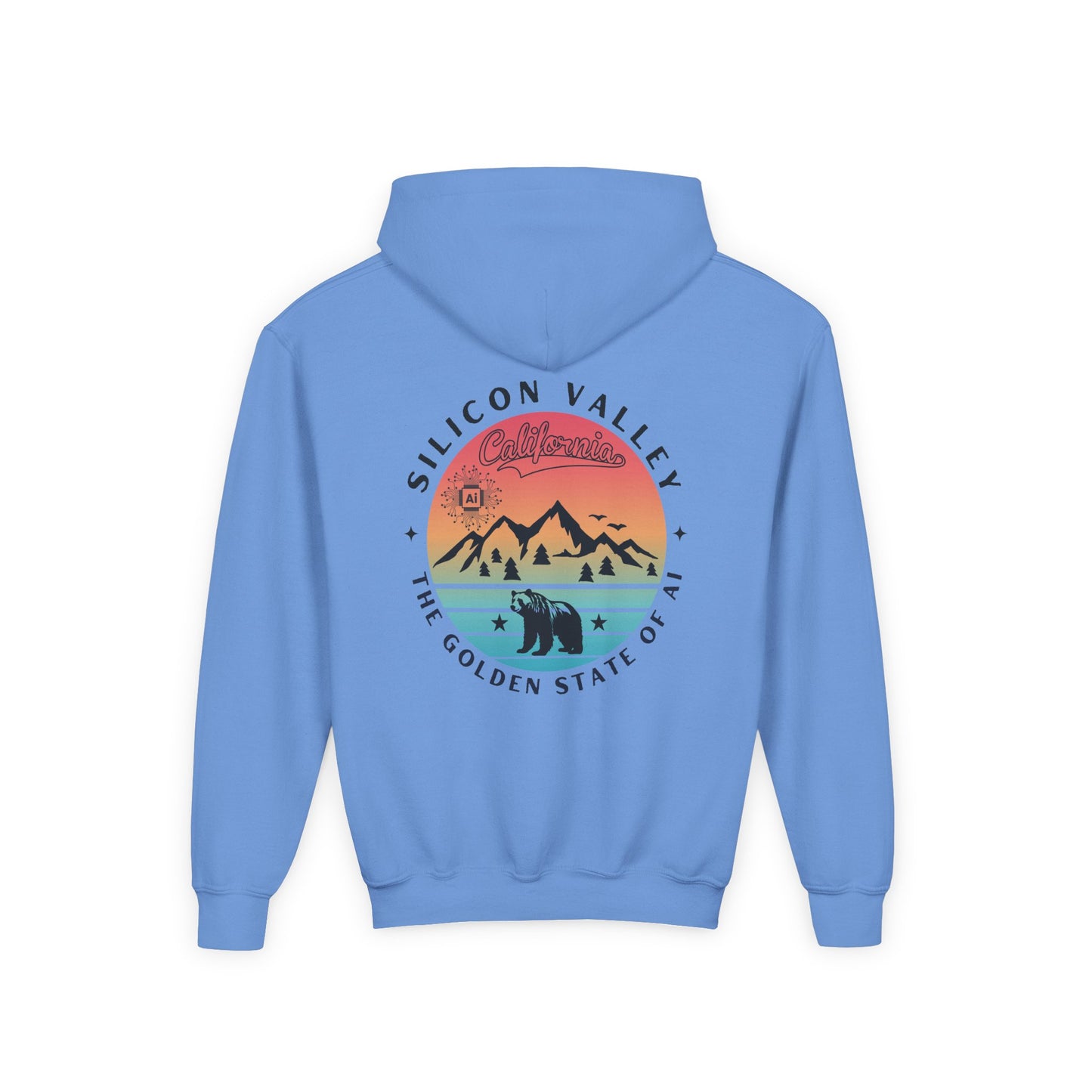 Silicon Valley  CA The State of AI Youth Hoodie
