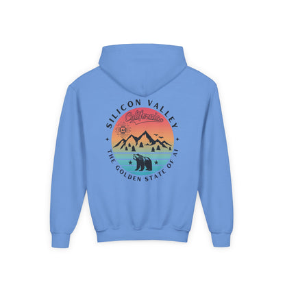 Silicon Valley  CA The State of AI Youth Hoodie