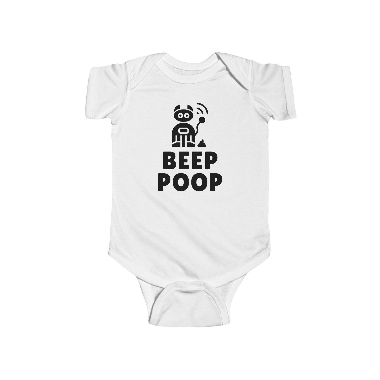 Funny "Beep Poop" Infant Bodysuit