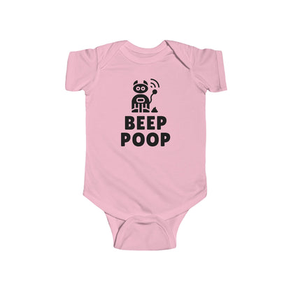 Funny "Beep Poop" Infant Bodysuit