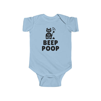 Funny "Beep Poop" Infant Bodysuit
