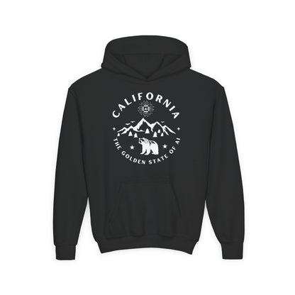 California The Golden State of AI Youth Hoodie