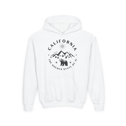 California The Golden State of AI Youth Hoodie
