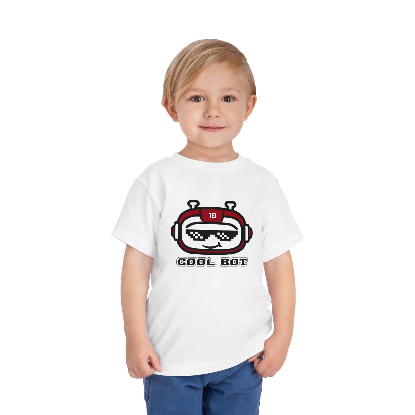 Cool Bot Toddler Short Sleeve Tee - Fun & Stylish Kids Tee for Playtime
