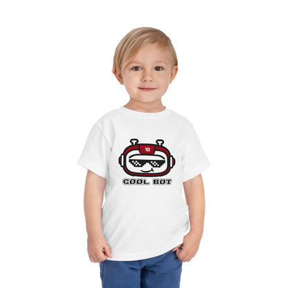 Cool Bot Toddler Short Sleeve Tee - Fun & Stylish Kids Tee for Playtime