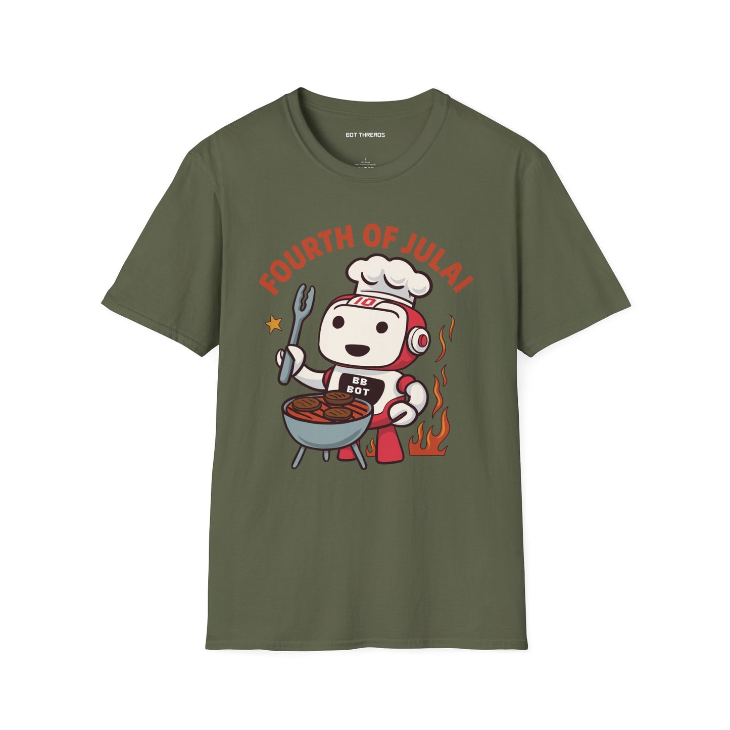 Fourth of July AI Tech Unisex T-Shirt