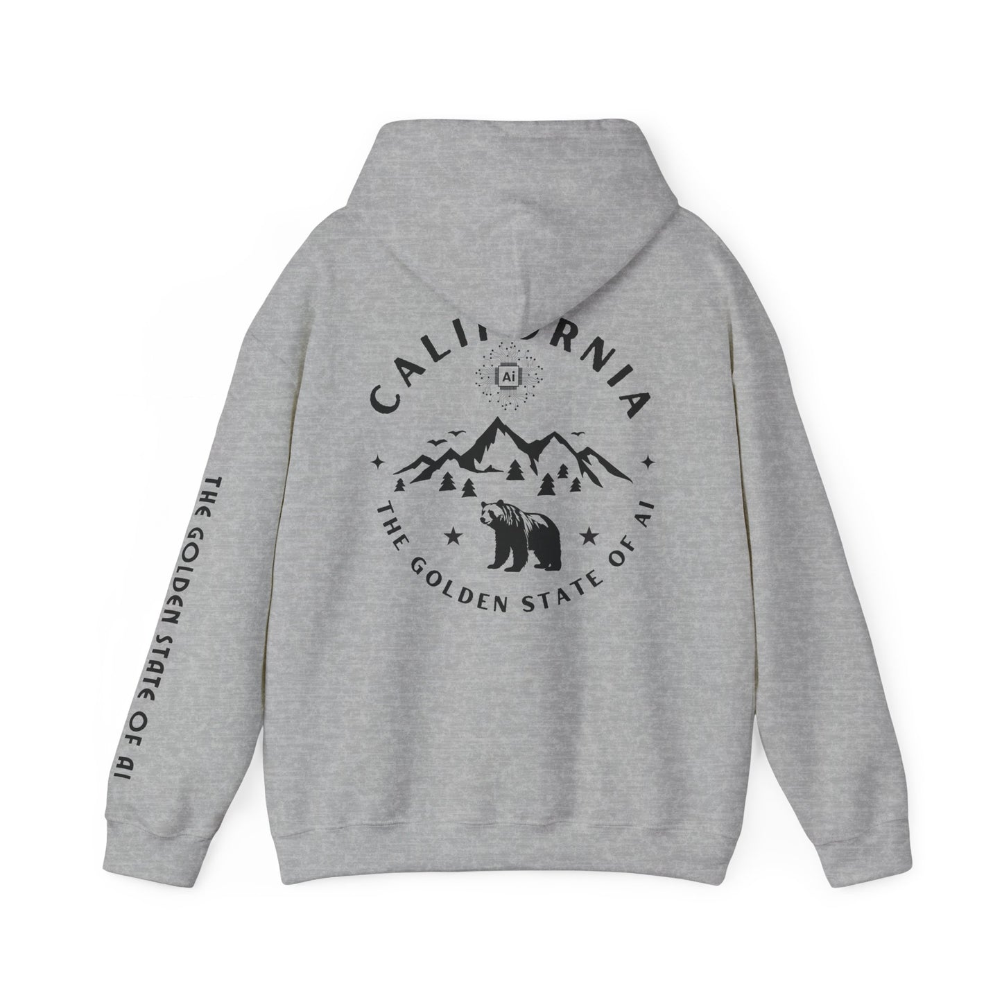 California The Golden State of AI - Unisex Hoodie