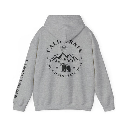 California The Golden State of AI - Unisex Hoodie
