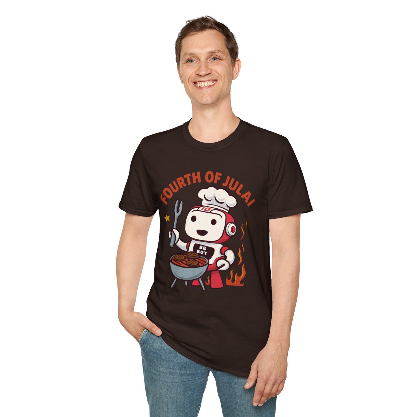 Fourth of July AI Tech Unisex T-Shirt