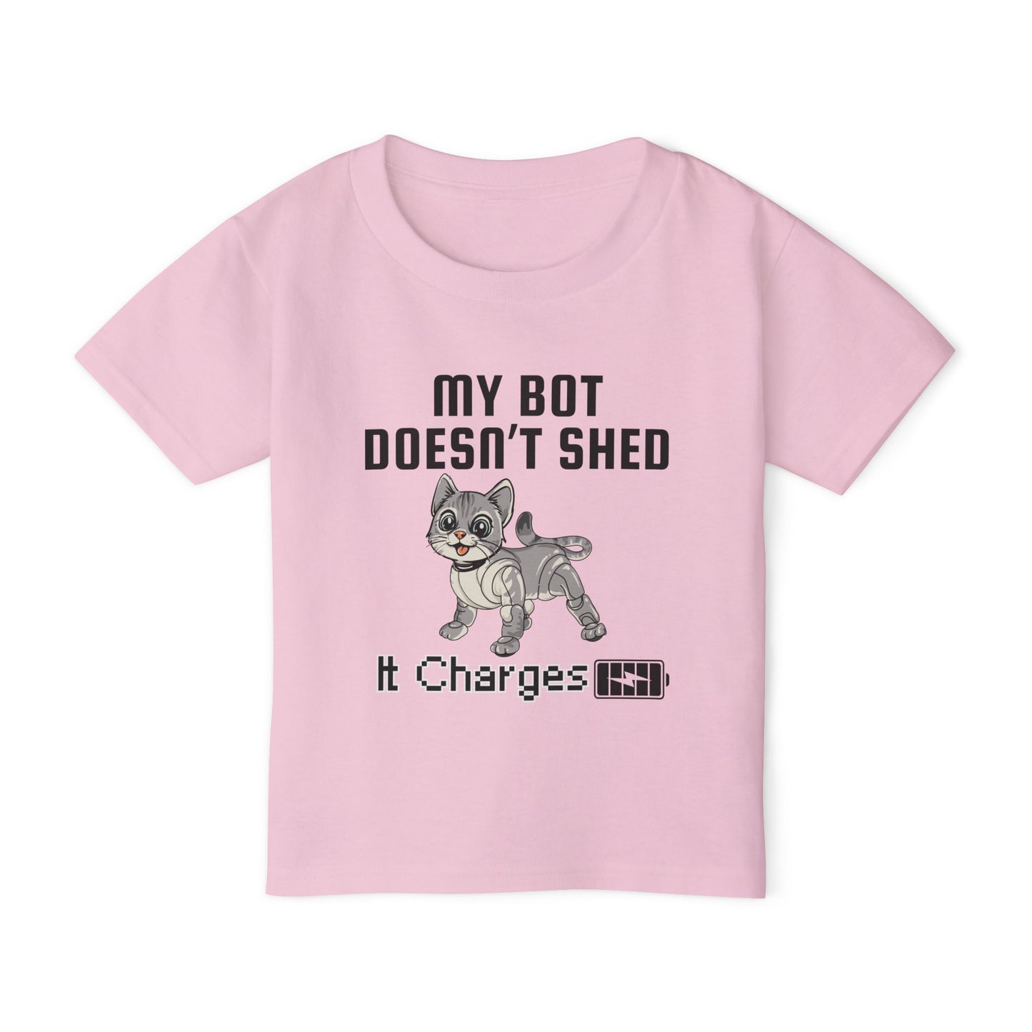 My CatBot Doesn't Shed It Charges - Cute Short Sleeve Tee