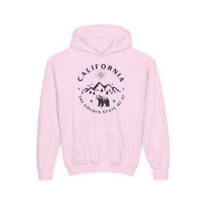 California The Golden State of AI Youth Hoodie