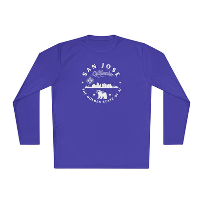 San Jose CA The Golden State of AI - Unisex Long Sleeve Tee