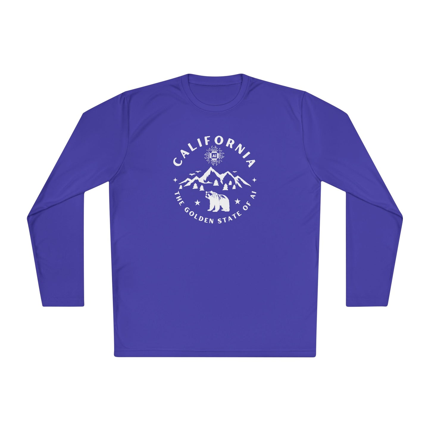 California The Golden State of AI - Unisex Long Sleeve Tee