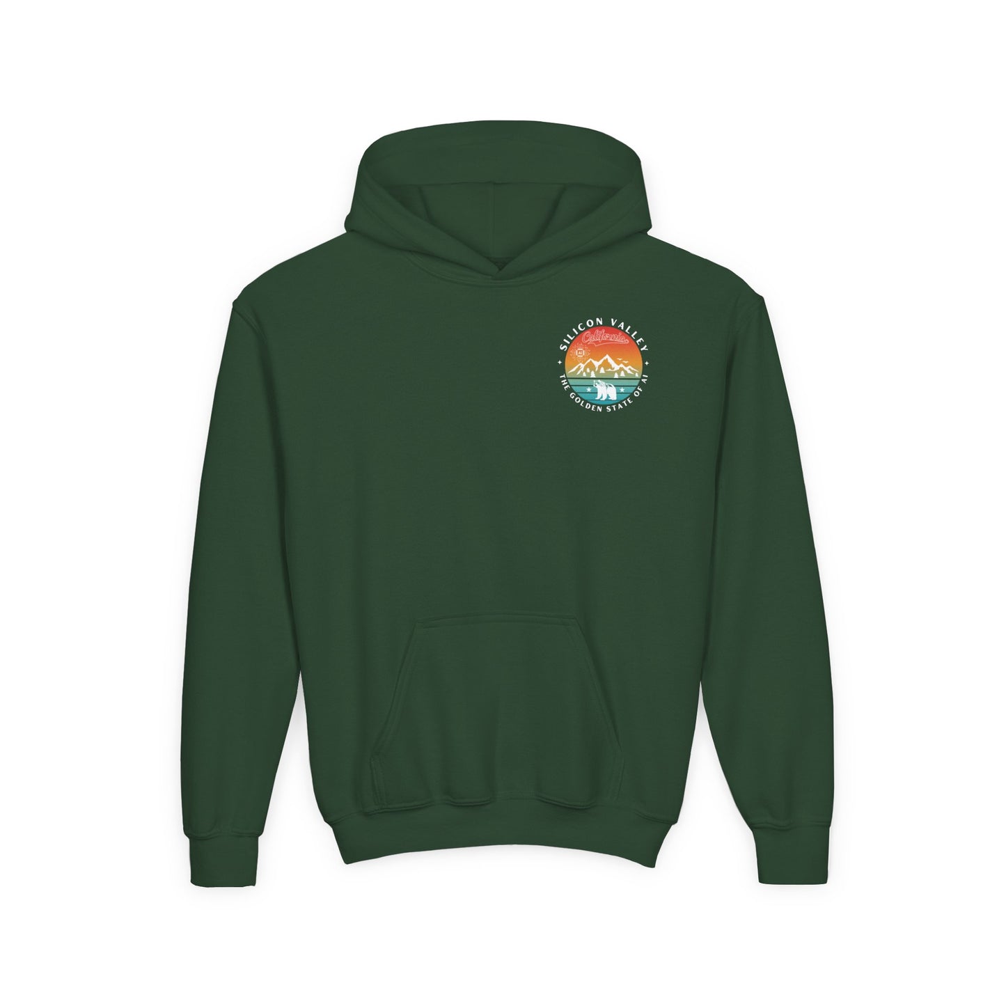 Silicon Valley  CA The State of AI Youth Hoodie