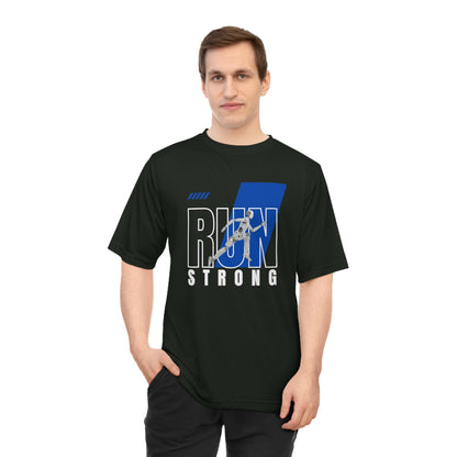 "Run Strong" Performance Unisex T-Shirt