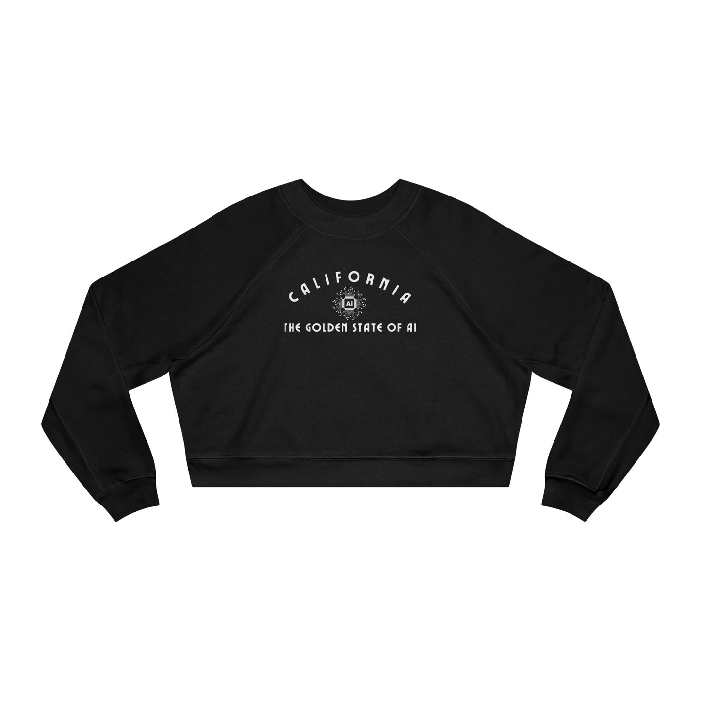 California Golden State of AI Design - Cropped Pullover