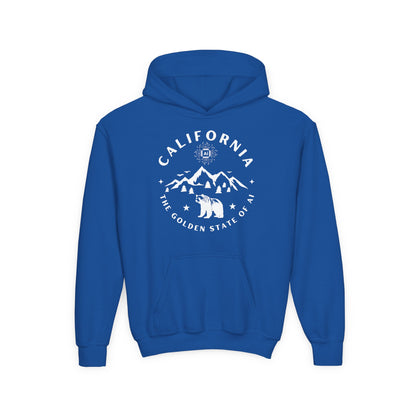California The Golden State of AI Youth Hoodie