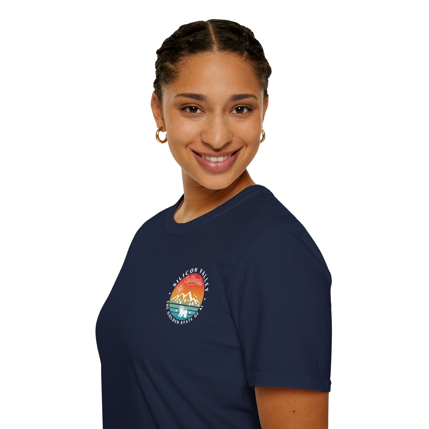 Silicon Valley CA The Golden State of AI Unisex T-Shirt