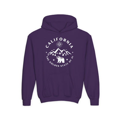 California The Golden State of AI Youth Hoodie