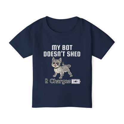 My CatBot Doesn't Shed It Charges - Cute Short Sleeve Tee