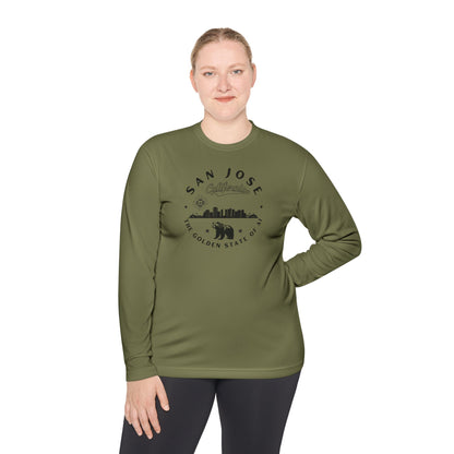 San Jose CA The Golden State of AI - Unisex Long Sleeve Tee