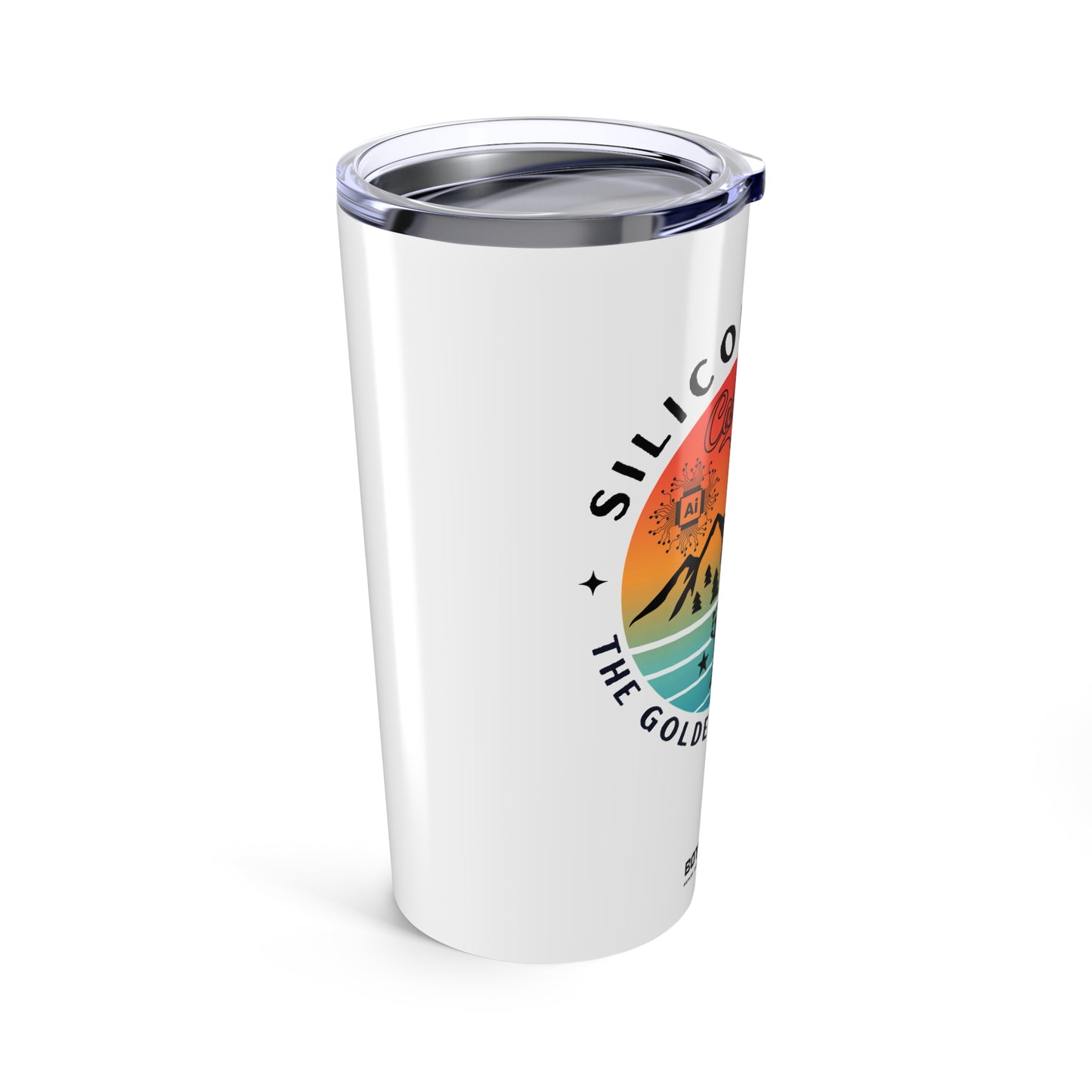 Silicon Valley CA The Golden State of AI - 20oz Tumbler