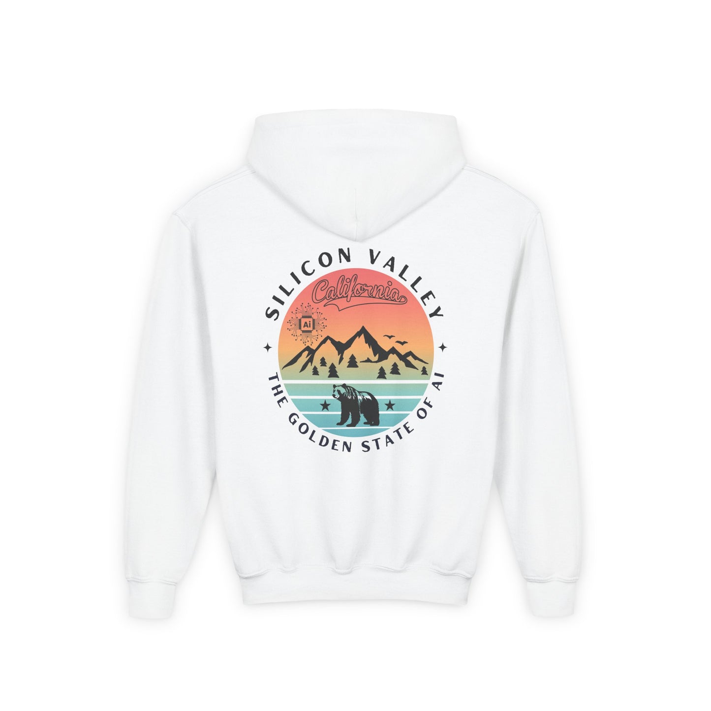 Silicon Valley  CA The State of AI Youth Hoodie