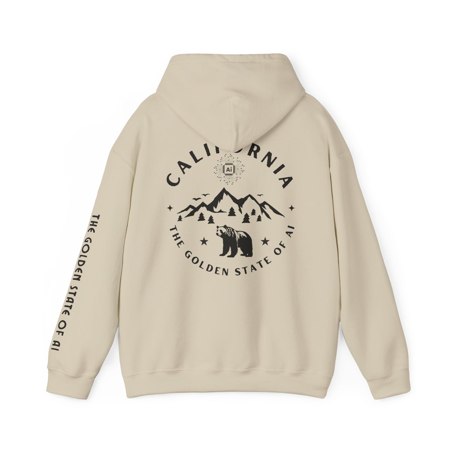 California The Golden State of AI - Unisex Hoodie