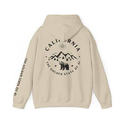 California The Golden State of AI - Unisex Hoodie