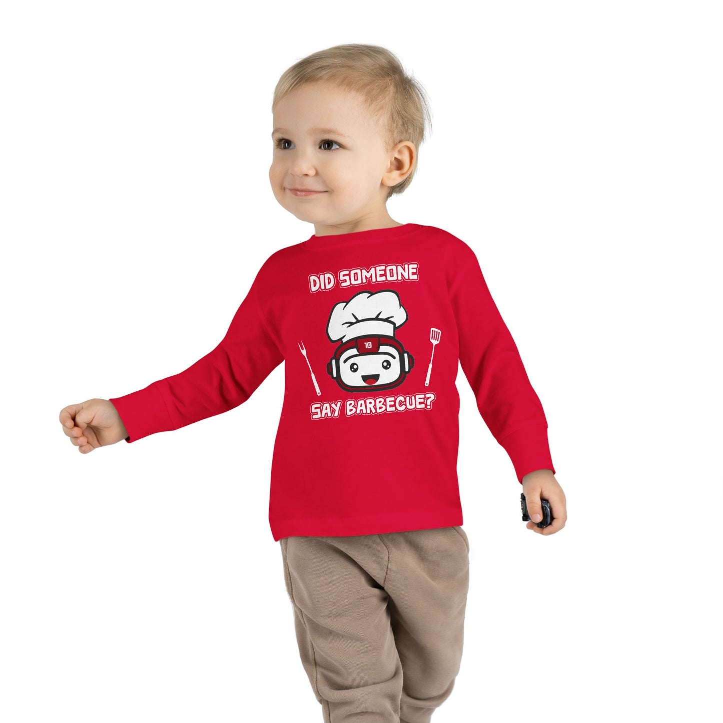 Toddler Long Sleeve Tee - BBQ Time Fun