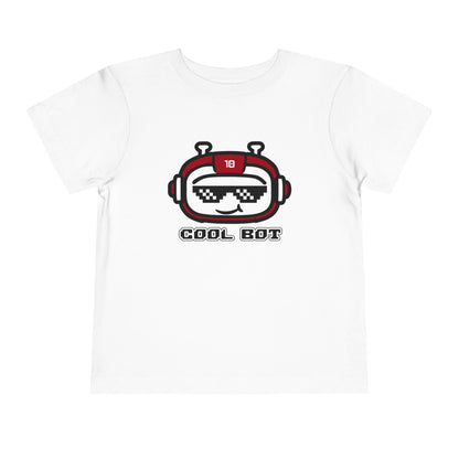 Cool Bot Toddler Short Sleeve Tee - Fun & Stylish Kids Tee for Playtime